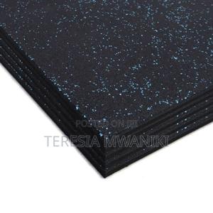1m By 1m Rubber Floor  Gym Mats - main view