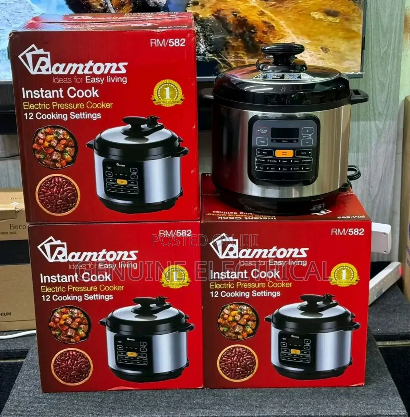 Ramtons Pressure Cooker Led Display 6 Litre