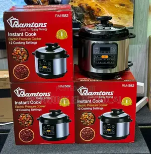 Ramtons Pressure Cooker Led Display 6 Litre
