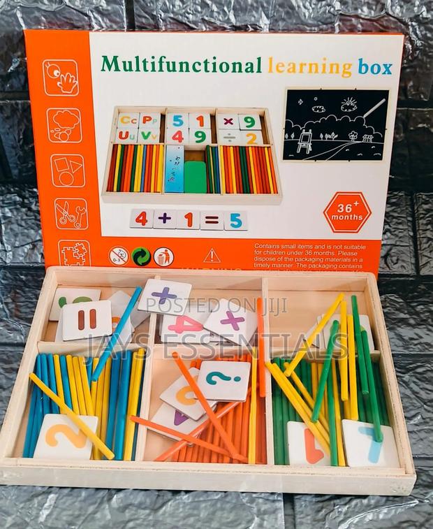 Wooden Montessori Multifunctional Learning Box