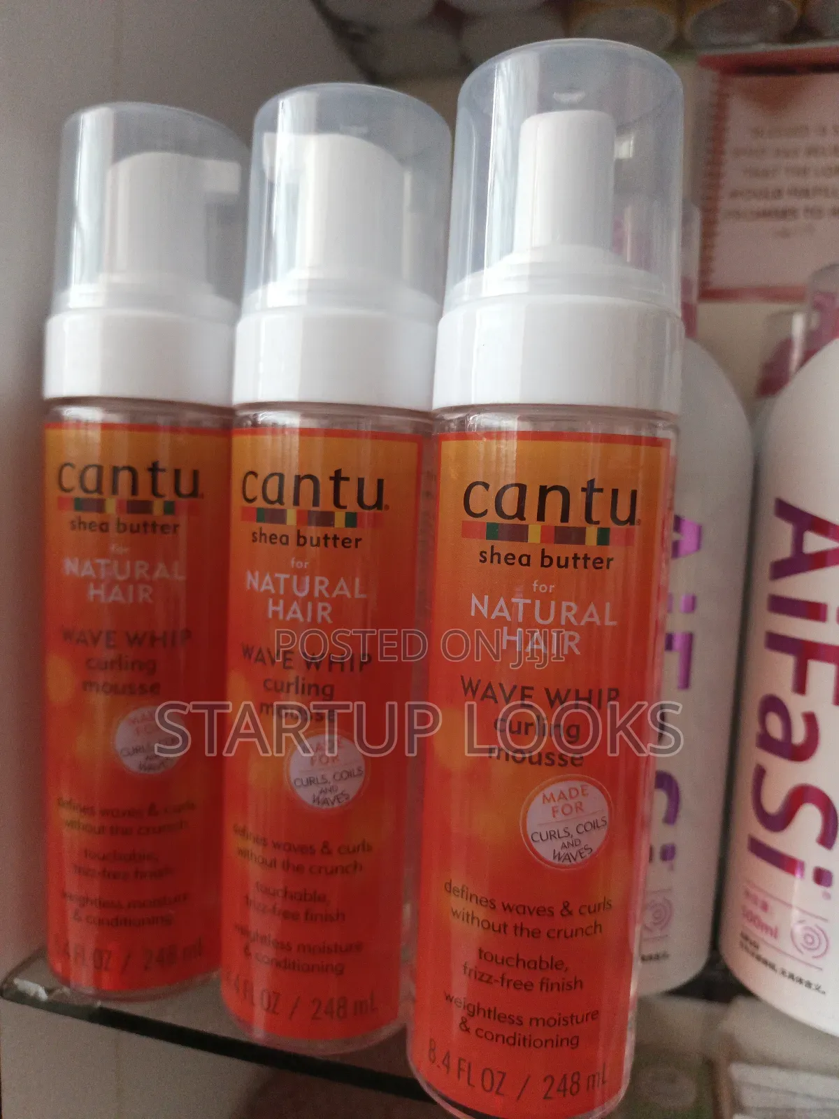 Cantu Shea Butter Wave Whip Curling Mousse