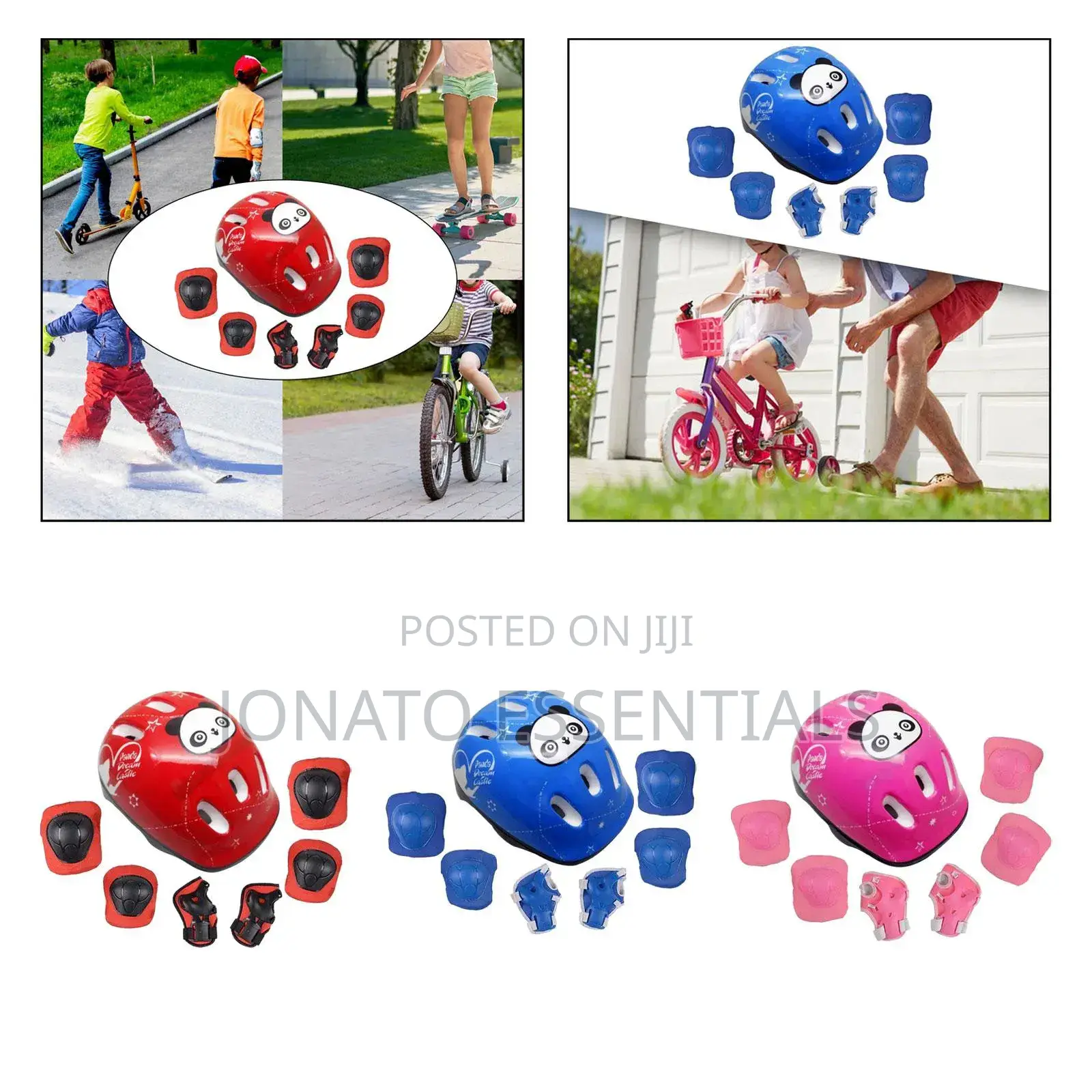 7 Piece Cycling and Skating Protective Gear Set