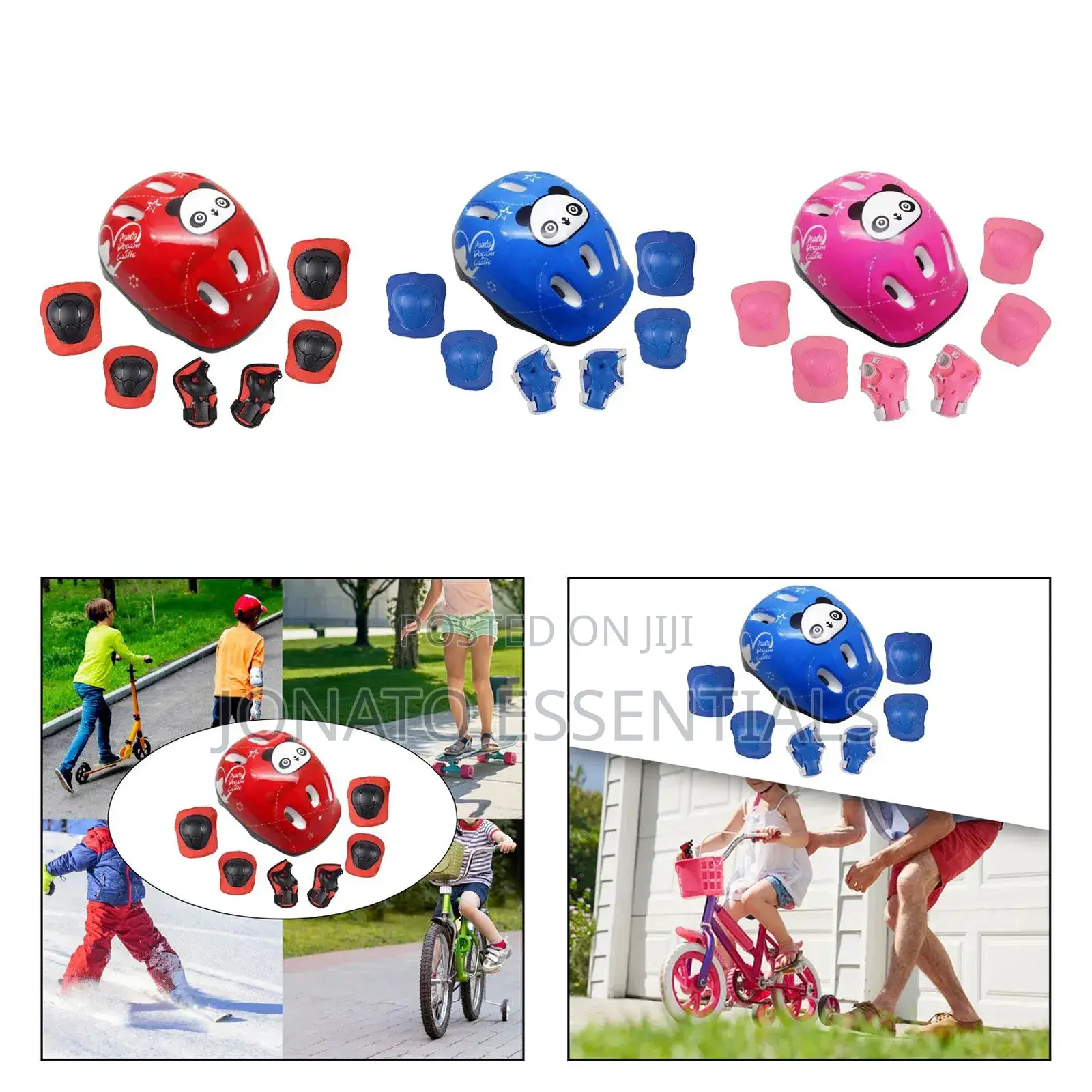 7 Piece Cycling and Skating Protective Gear Set