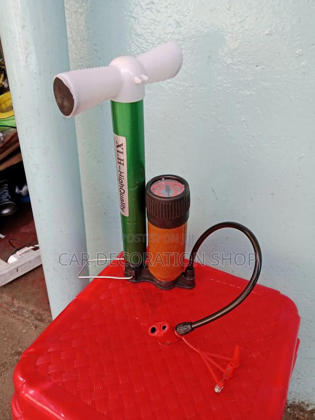 Short Foot Pump With Pressure Show Gauge