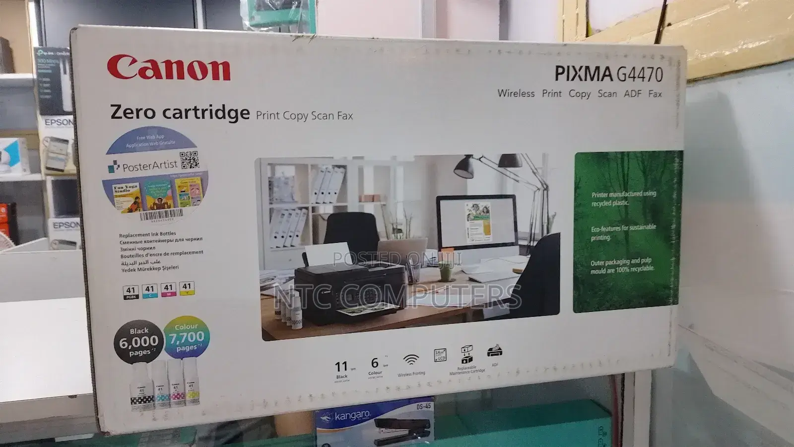 Canon Pixma G4470 Color All in One Inkjet Printer
