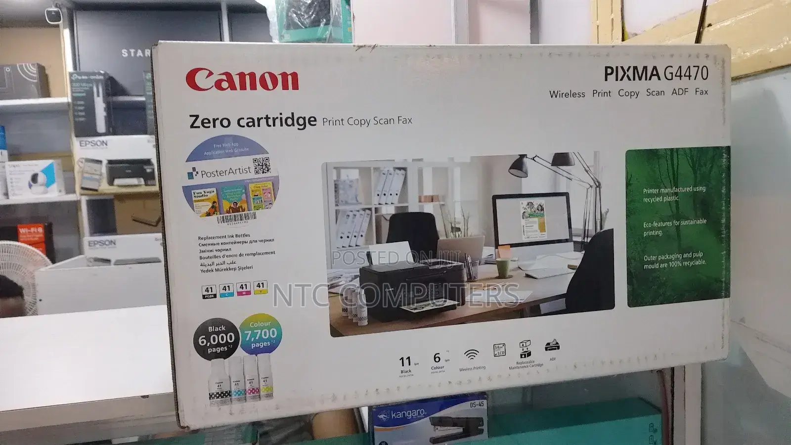 Canon Pixma G4470 Color All in One Inkjet Printer