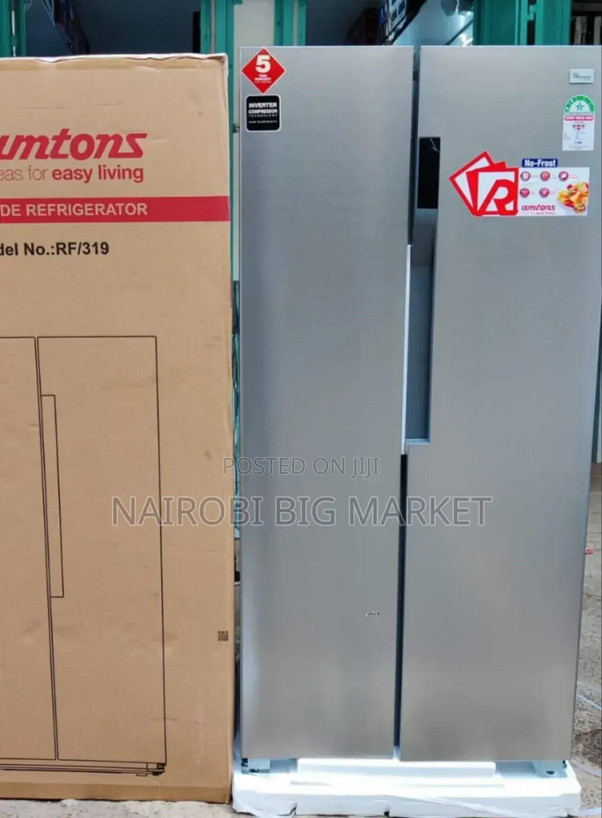 Ramtons 430 L Refrigerator Side by Side R/7