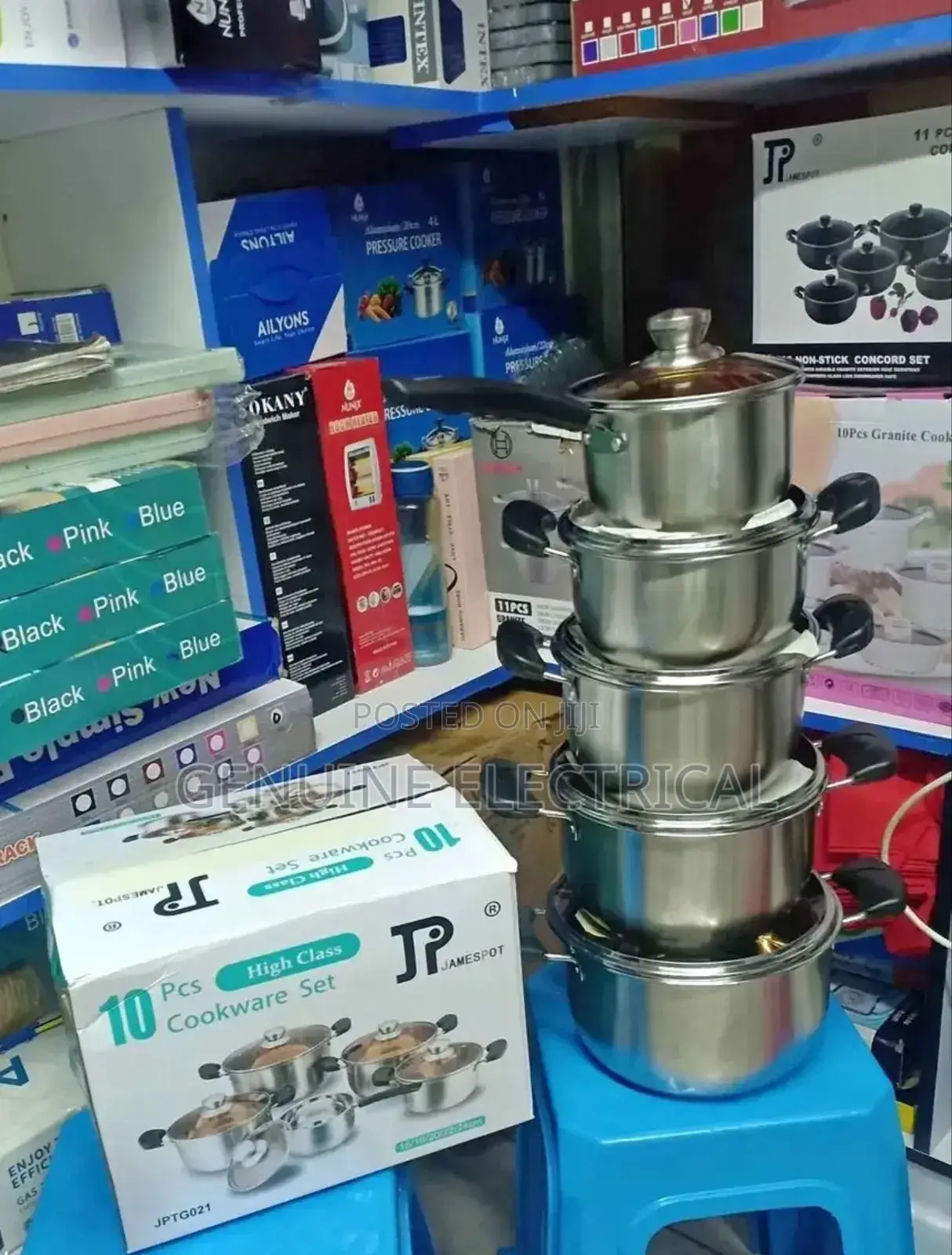 Cookware Set ;Jptg021, 10pieces Jp