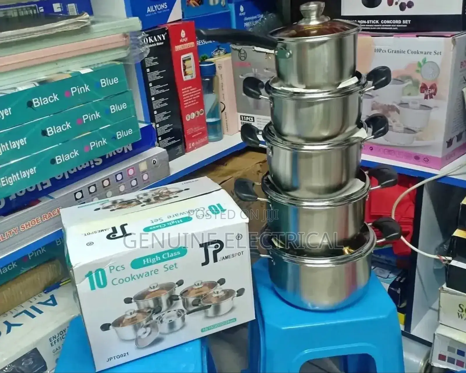 Jp 10pcs High Class Cookware Set