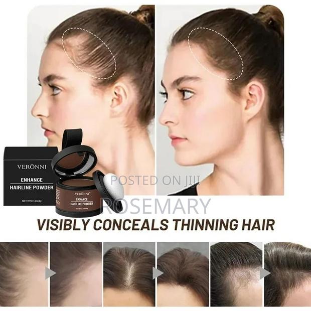 Veronni Hairline Shadow Powder ( Medium Brown and Black)