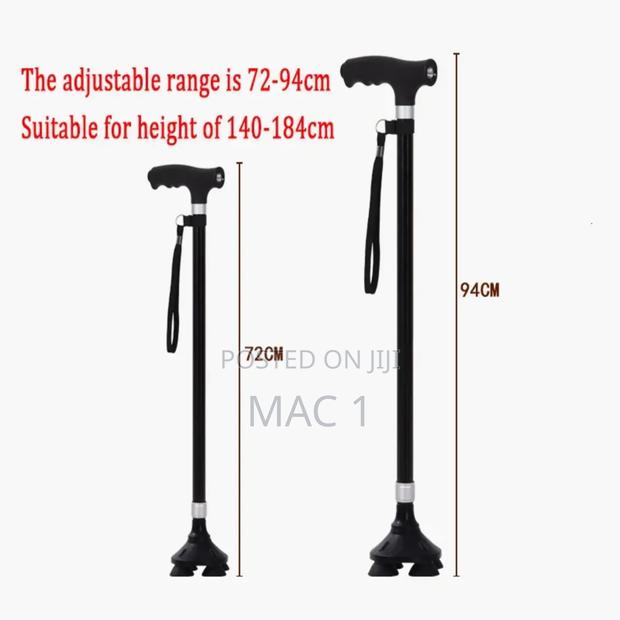 Rubber Base Walking Stick / Cane - main view
