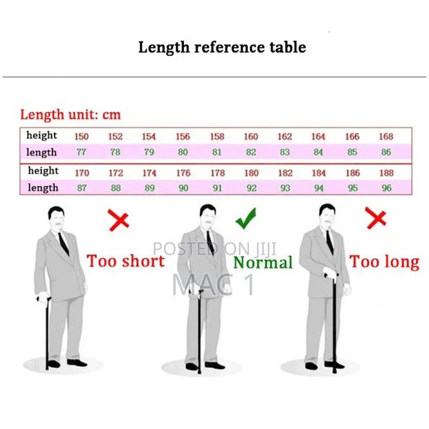 Rubber Base Walking Stick / Cane - thumbnail 3