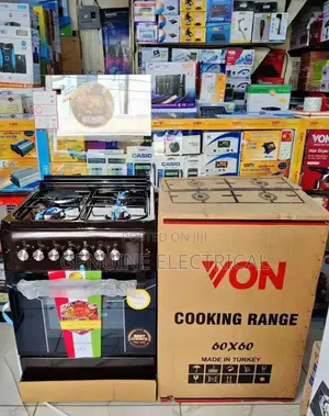 Brand New Von 3+1 60*60 Standing Cooker/Von Free Stand