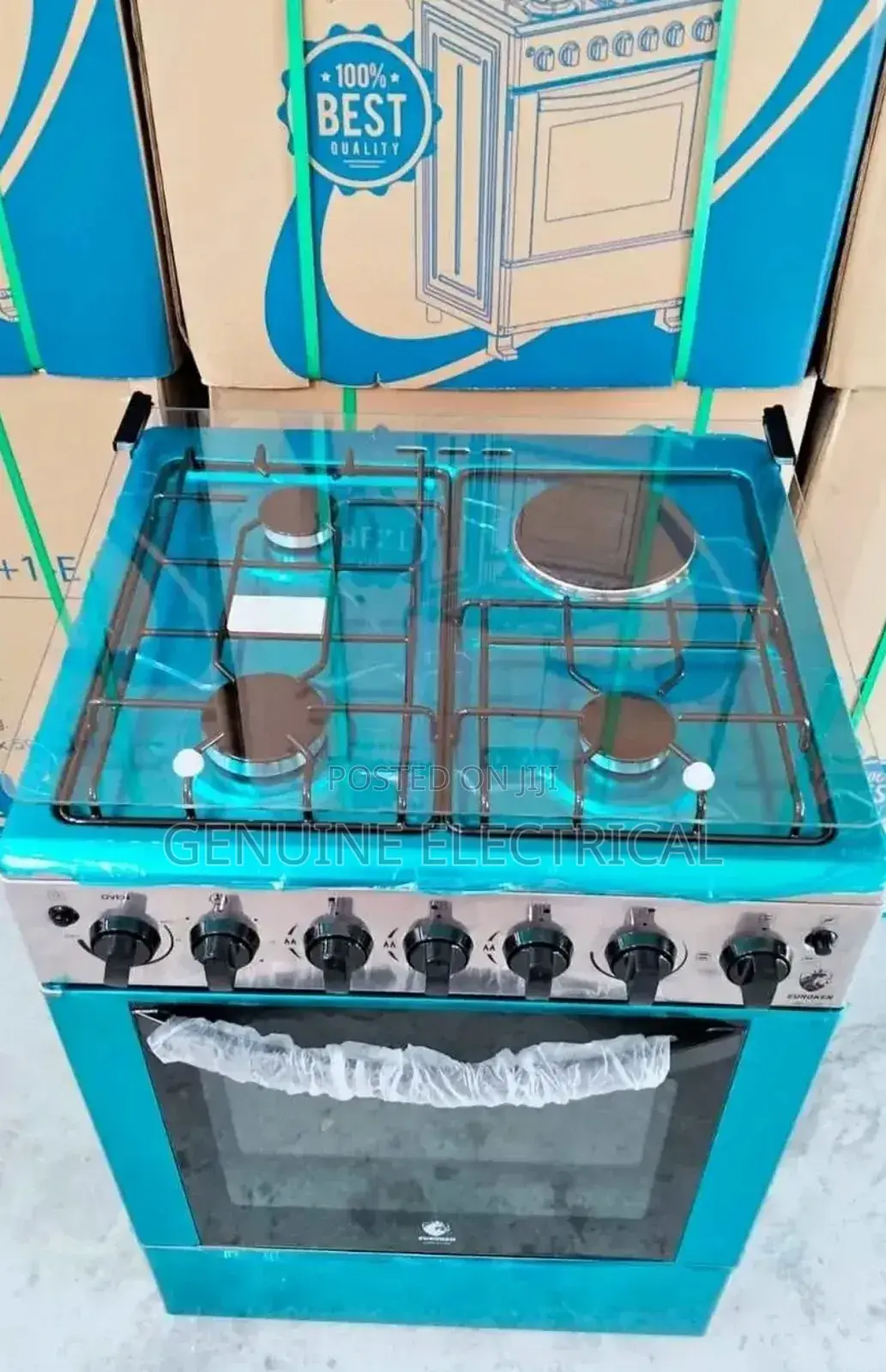 Euroken 60*65 3+1 Standing Cooker With Electric E-S3g