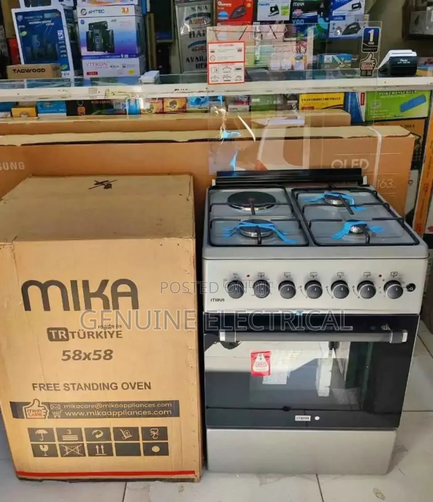 Mika 58×58 Mst58u31e3slem Standing Cooker