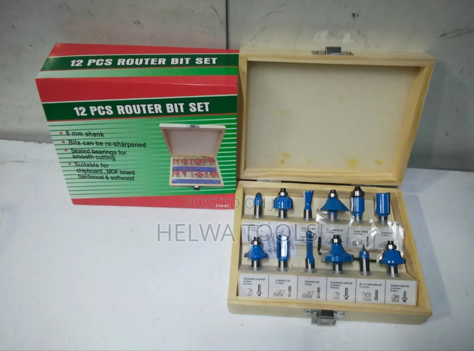 Router Bits Set (12pcs)