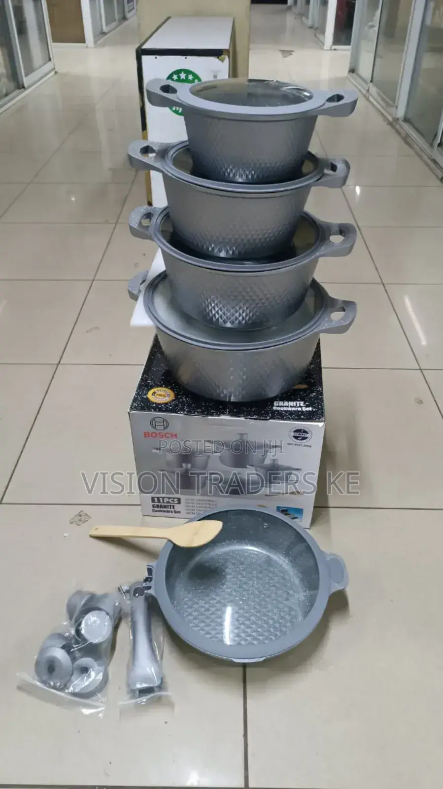 Bosch Germany 11pcs Cookware Set With Silicone Cover