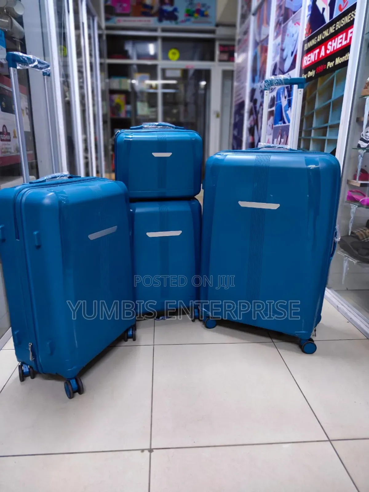4 in 1 Luxurious Rubber Unbreakable Suitcase Set