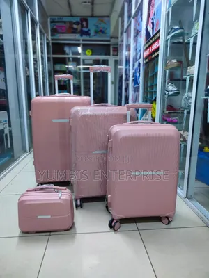 4 in 1 Suitcases Set of Luxurious Rubber