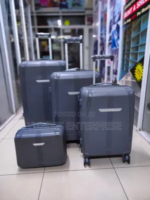 4 in 1 Suitcases Set of Luxurious Rubber