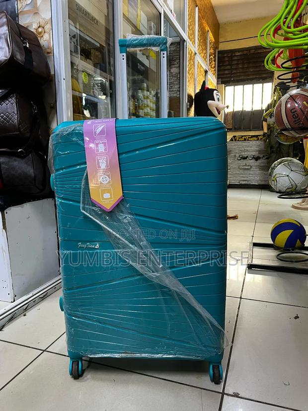 Turquoise Green Large Size Rubber Suitcase 1pc at 4500 72cm
