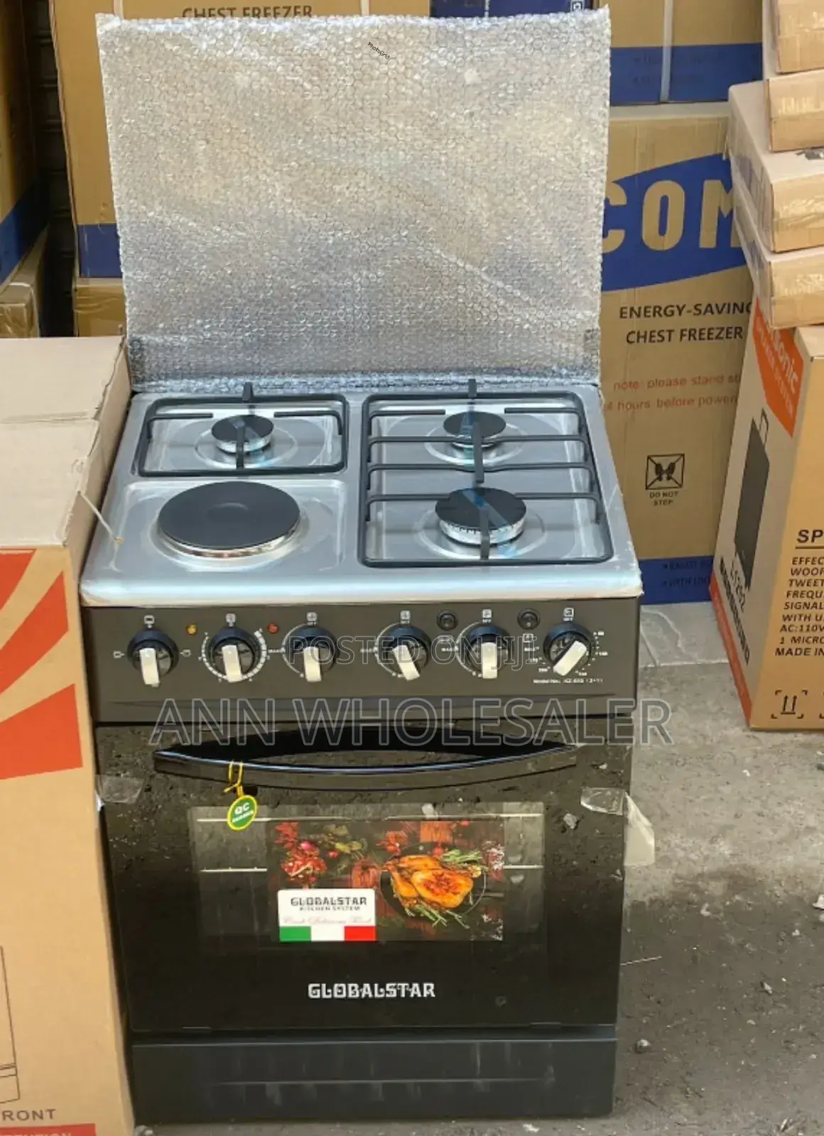 Auto - Iginition 3+1 Globalstar 60 by 60 Standing Cooker