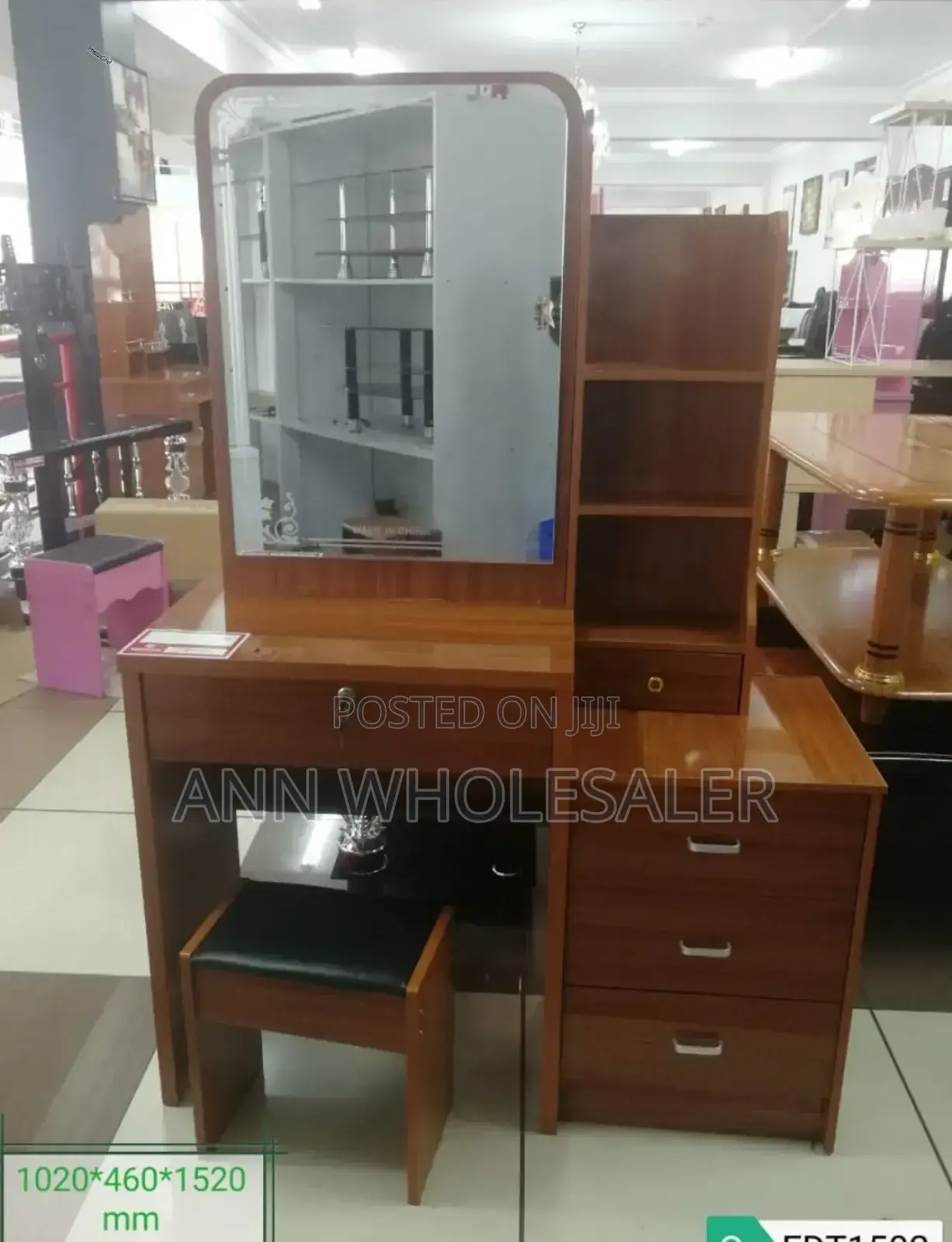 New Arrival Brown Dressing Table With Mirror M/8