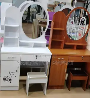 New Arrivals White Dressing Table With Mirror M/8
