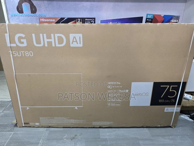 Lg 75 Inch 75ut80 Smart Webos Ai Thinkq Tv - thumbnail 2