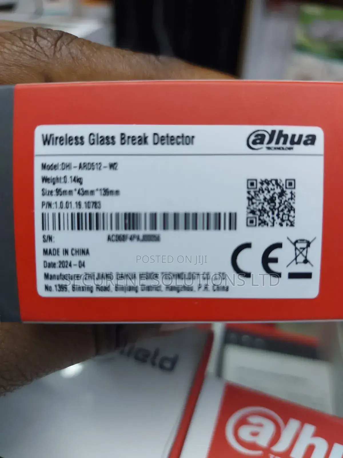 Dahua Dhi-Ard512-W2 Wireless Glass Break Detector.