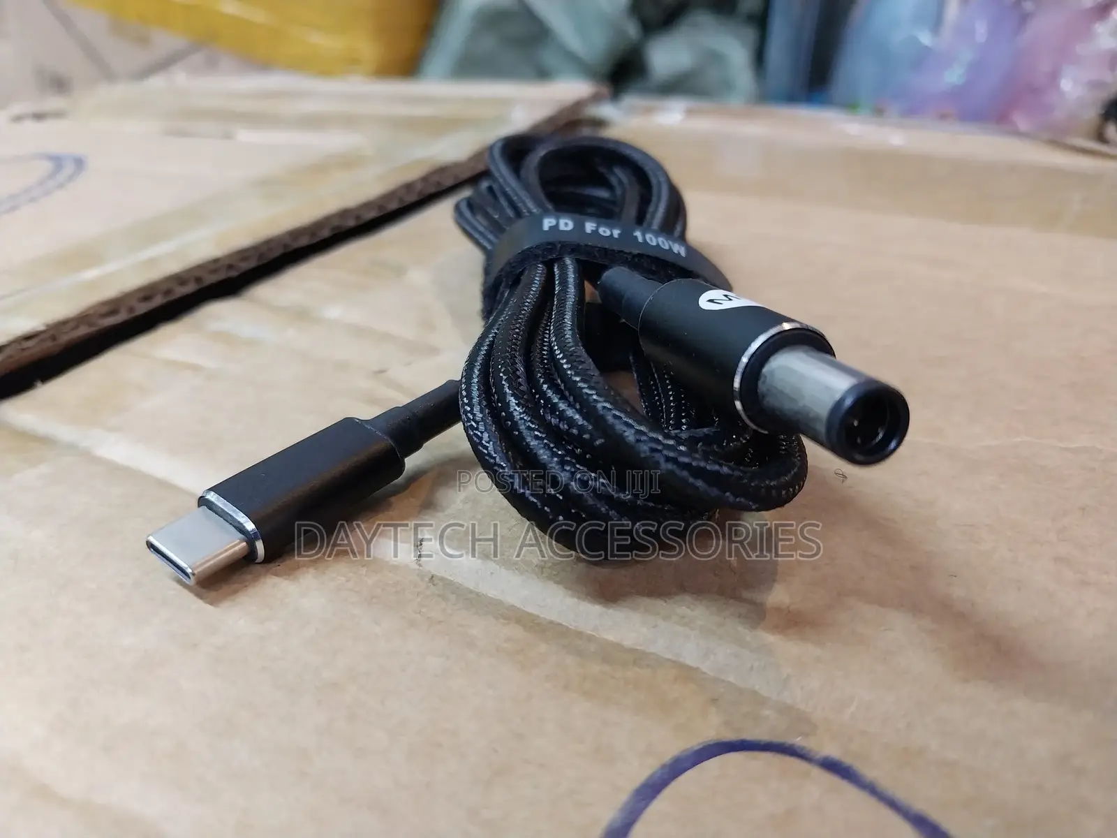100w Usb Type C Charging Cable to Dc Jack Plug