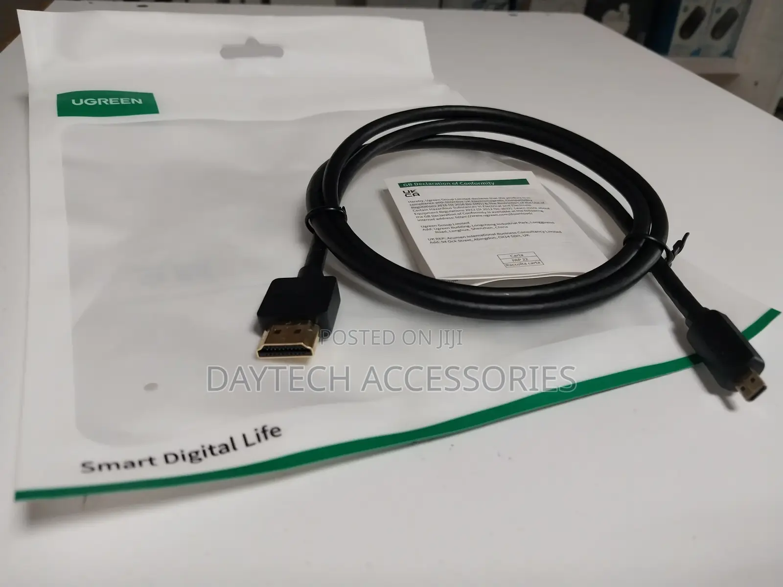 Ugreen Hdmi Type D (Micro) to Hdmi Type a (Standard), Black