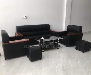 Office Sofa: 5-Seater Smart-Priced Office Sofa Set