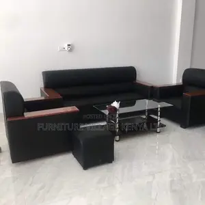 Sofa Set:Economical 5-Seater Reception Office Sofa Set