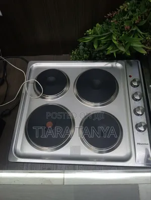 Hisense 4 Electric H60stes Electric Hob Silver