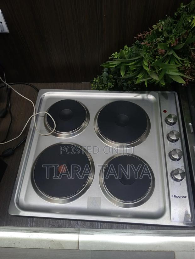 Hisense 4 Electric H60stes Electric Hob Silver - thumbnail 2