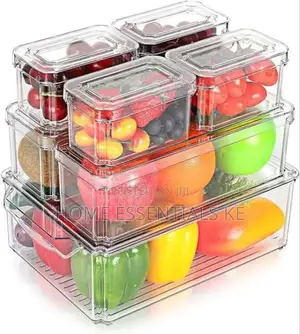 7pcs Stackable Fridge Storage Organizers