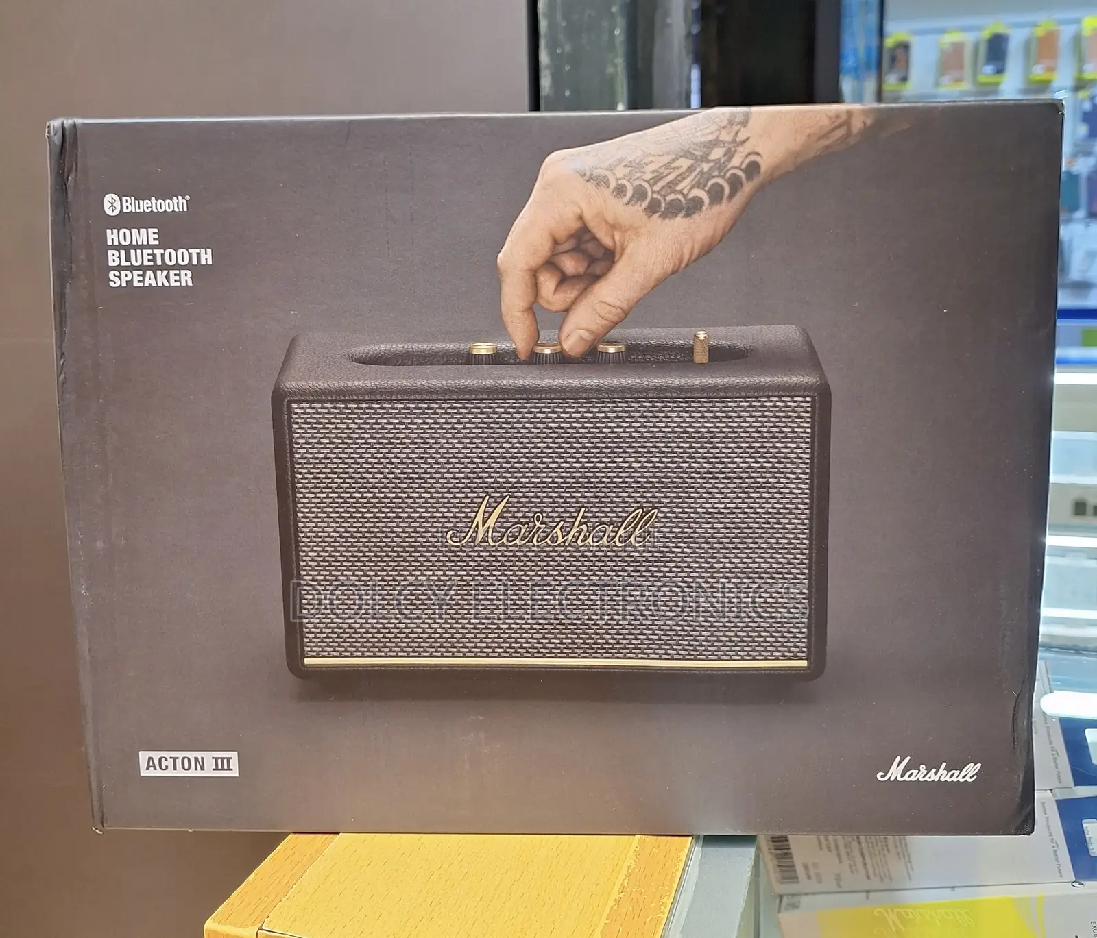 Marshall Action 3 Bluetooth Wireless Speaker,Black