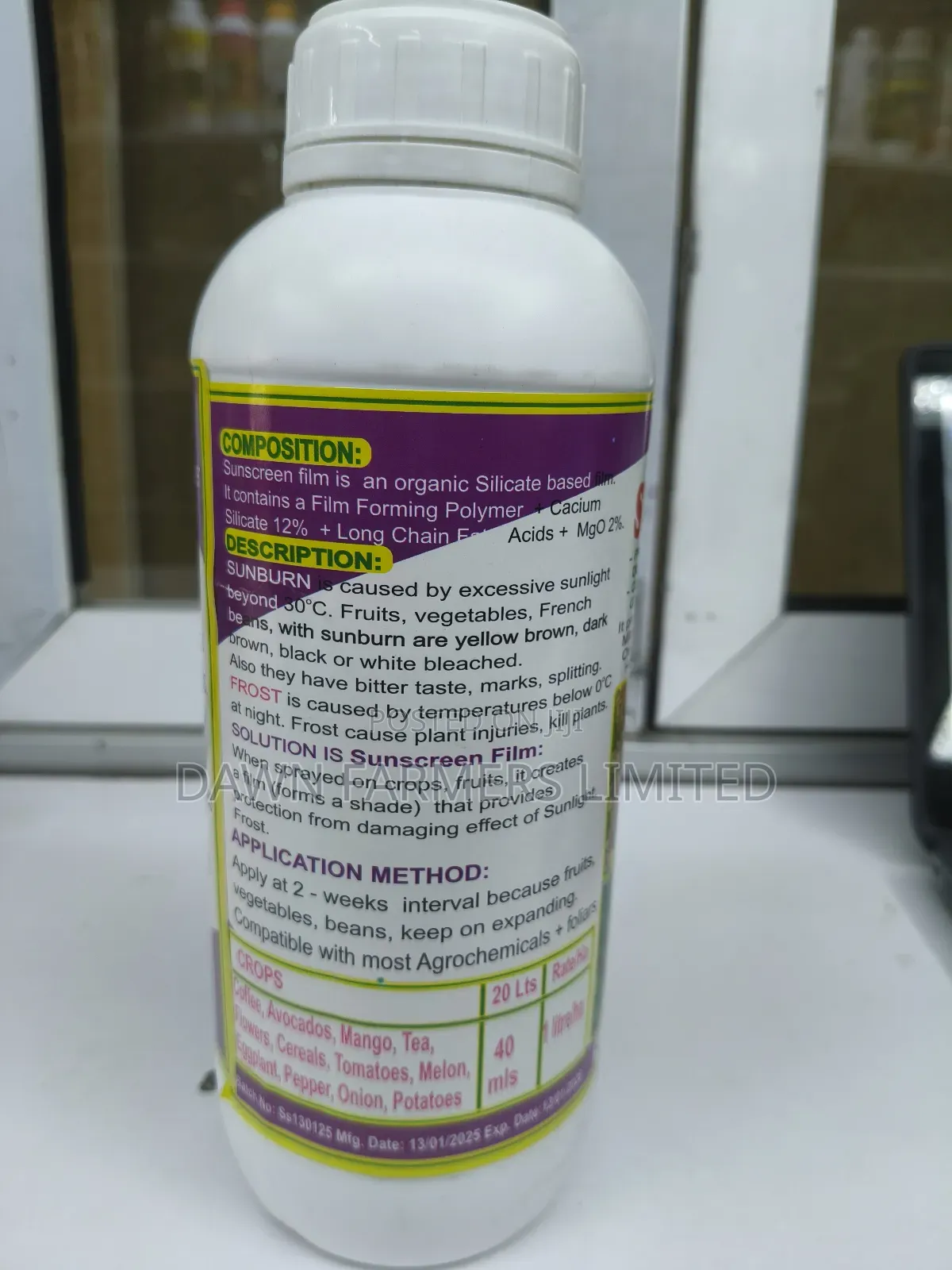 Sunscreen Film 1lt