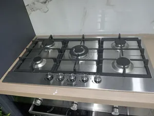 Hisense 5 Burner With 1 Wok Gas Hob Silver 90cm