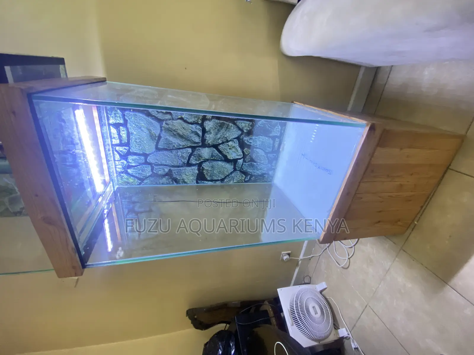 Complete Aquarium Setup With Cabinet – All-in-One Deal!