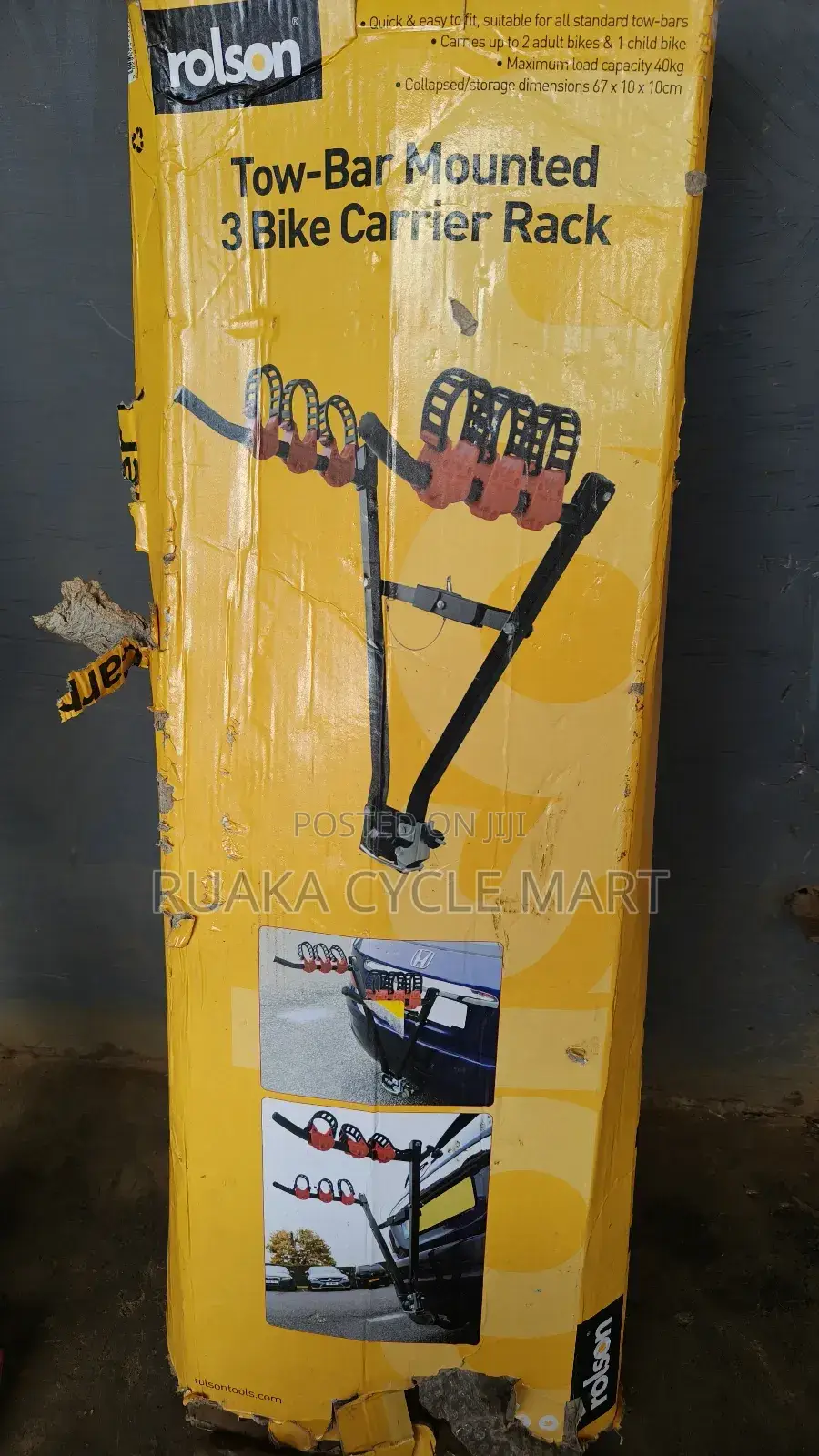 Tow Ball Bike Rack for Vehicles
