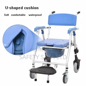 Three-in-One Commode Roller Chair