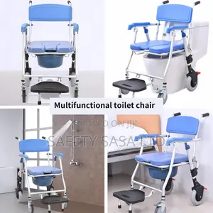 Three-in-One Commode Roller Chair
