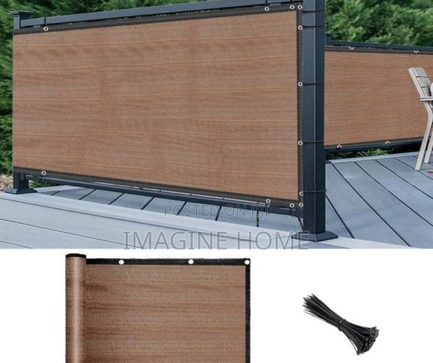 Brown Balcony Shield for Balcony Decor