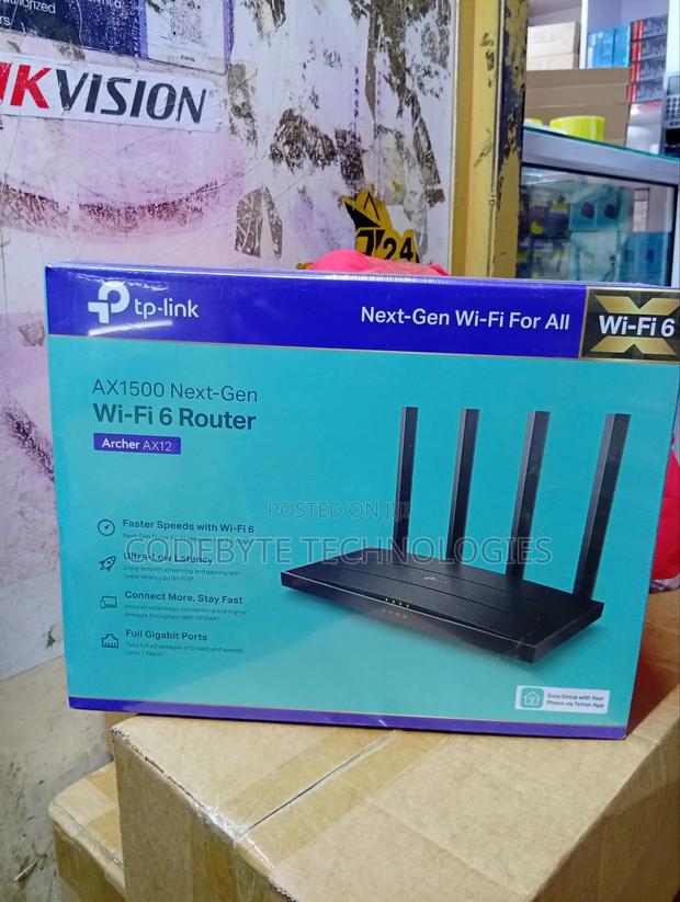 Tp-Link Archer Ax12 | Ax1500 Wi-Fi 6 Router - main view