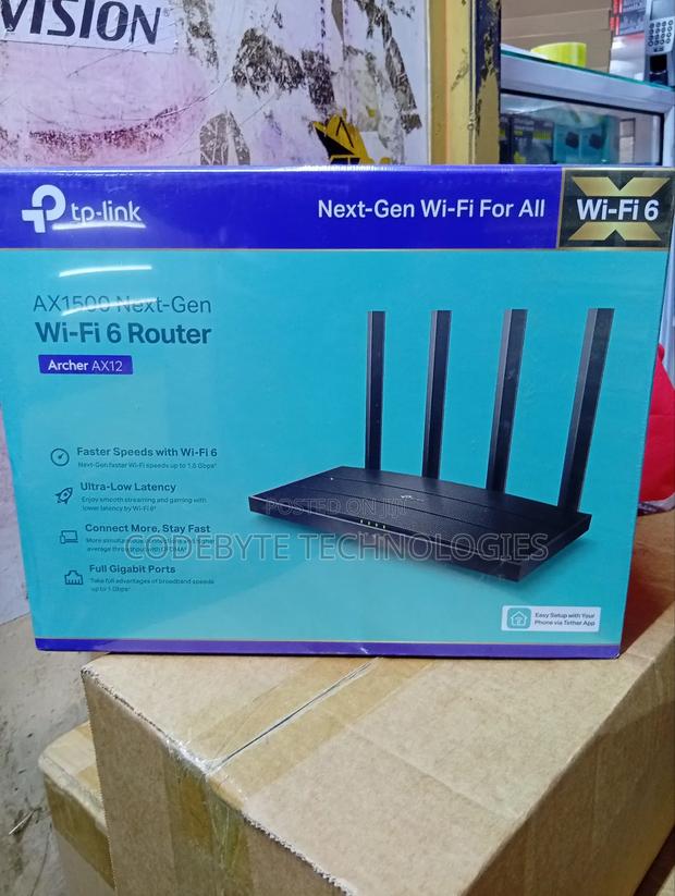 Tp-Link Archer Ax12 | Ax1500 Wi-Fi 6 Router - thumbnail 2