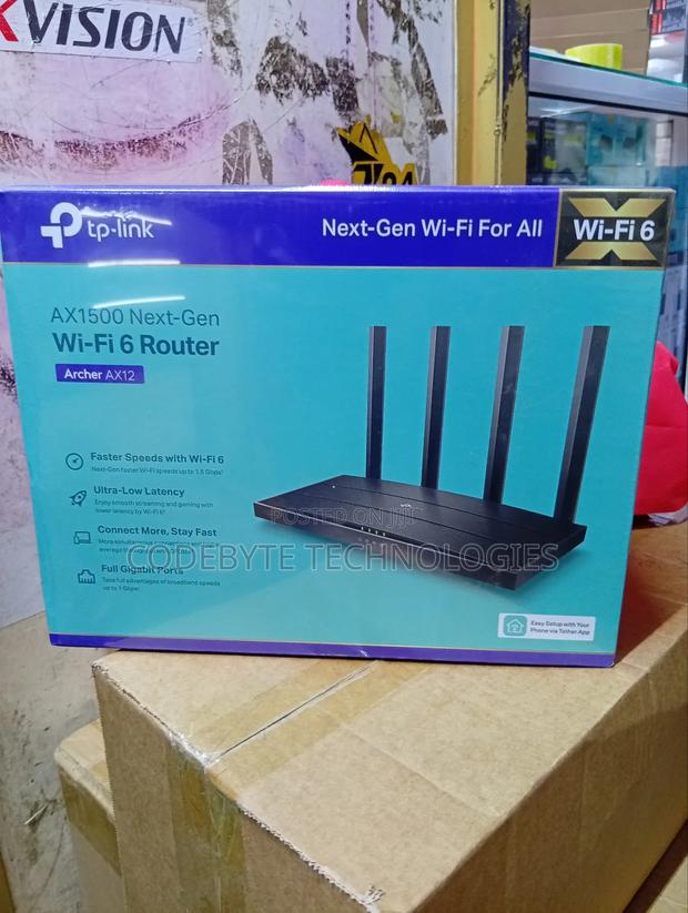 Tp-Link Archer Ax12 | Ax1500 Wi-Fi 6 Router - thumbnail 3