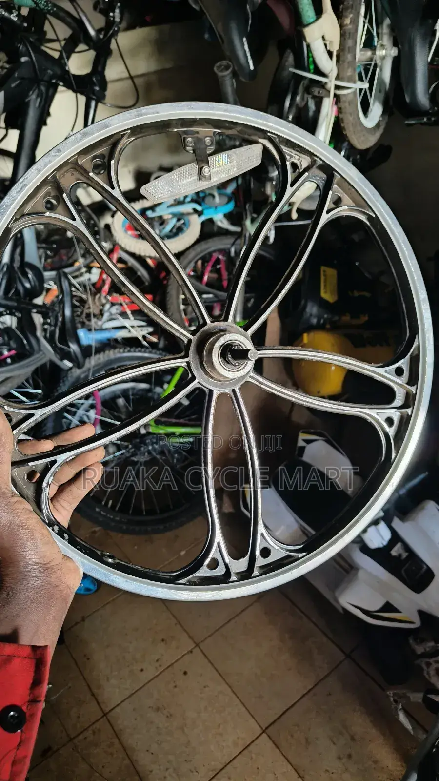 Size 20 Chrome Bike Rim