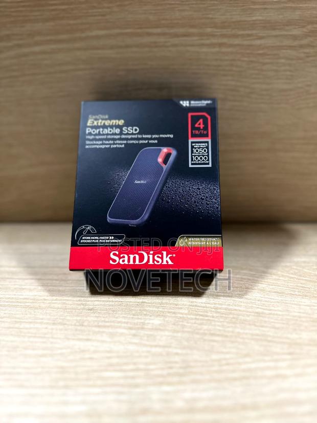 Sandisk 4tb Extreme Externalportable SSD Usb-C Usb 3.2 Gen 2